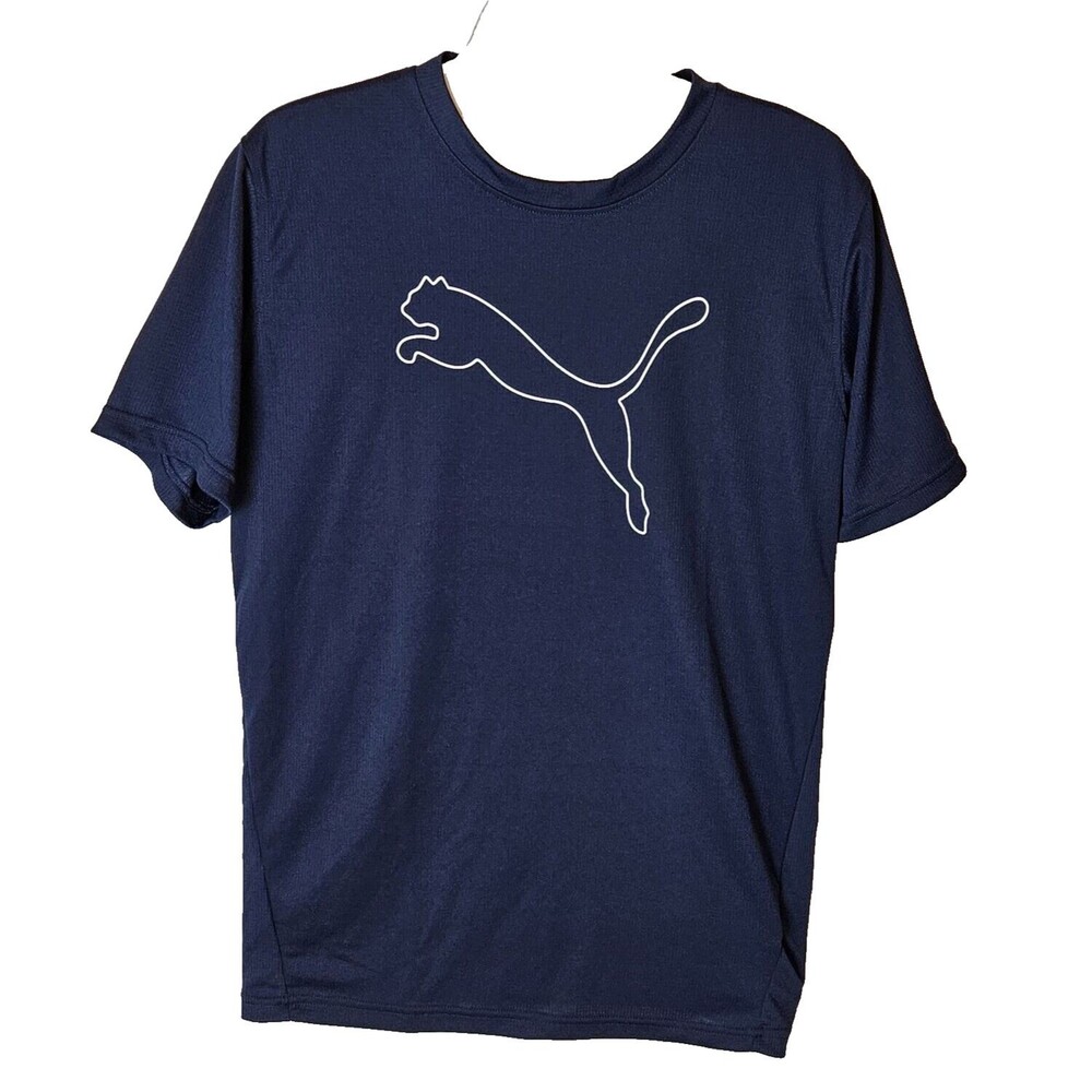 PUMA Mens Shirt Top Performance Training Running Moisture Wick Size Medi…